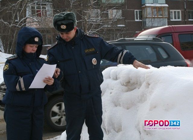 ГИБДД оштрафует подрядчиков за плохую уборку дорог в Перми