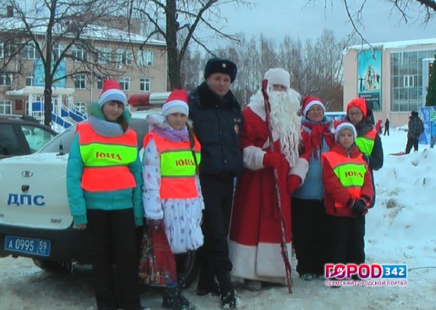 В Чайковском прошла акция «Полицейский Дед Мороз»