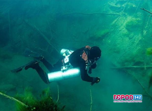 В Прикамье дайверы обнаружили самую глубокую подводную пещеру России