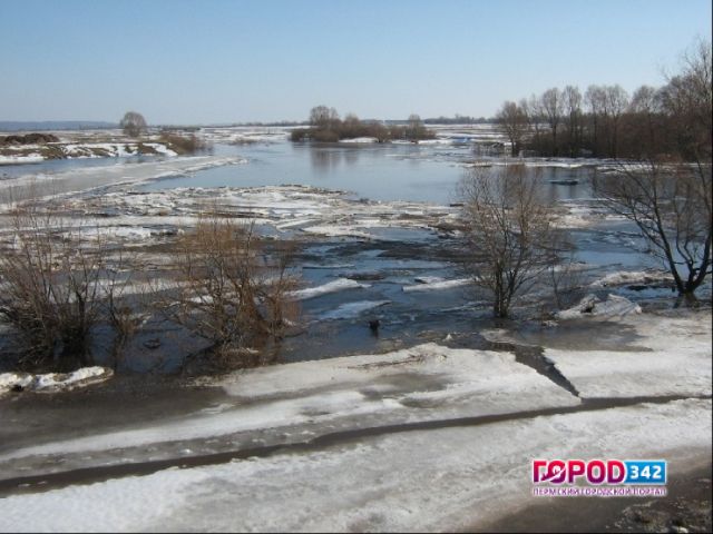 Синоптики прогнозируют начало половодья в Пермском крае 13 апреля