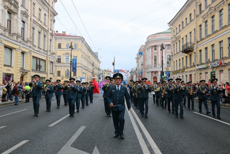 Пермский губернский оркестр принял участие в Международном фестивале военных оркестров, прошедшем в День России в Санкт-Петербурге