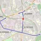 На участке улицы Карпинского ограничат движение до октября 2025 года